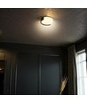 48W LED dekorativ loftslampe - Ø45cm, 3-i-1 CCT, dæmpbar, sort, inkl. fjernbetjening