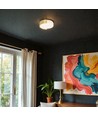 48W LED designer loftslampe - Ø45cm, 3-i-1 CCT, dæmpbar, guld, inkl. fjernbetjening