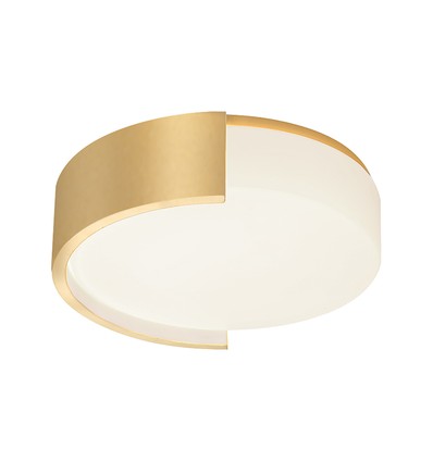 V-Tac 63W LED loftslampe, Ø55cm - 3-i-1 CCT, dæmpbar, guld, inkl. fjernbetjening