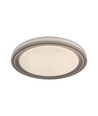 V-Tac 30W/60W/30W LED loftlampe med fjernbetjening - 3-i-1 CCT, dæmpbar, brun kant, inkl. lyskilde