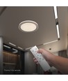 V-Tac 30W/60W/30W LED loftlampe med fjernbetjening - 3-i-1 CCT, dæmpbar, brun kant, inkl. lyskilde
