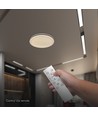 V-Tac 30W/60W/30W Designer loftlampe - CCT, dæmpbar, brun kant, inkl. fjernbetjening
