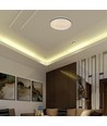 V-Tac 60W LED loftslampe med fjernbetjening - 3-i-1 CCT, dæmpbar, grå kant, designer domelight