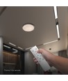 V-Tac 30W/60W/30W LED loftslampe med trælook - 3-i-1 CCT, dæmpbar, fjernbetjening, inkl. lyskilde