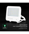50W LED projektør - 135lm/W, IP65, CREE chip, hvidt hus, 6 års garanti
