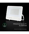 V-Tac 200W LED projektør - 135lm/W, IP65, hvidt hus, Cree LED, 6 års garanti