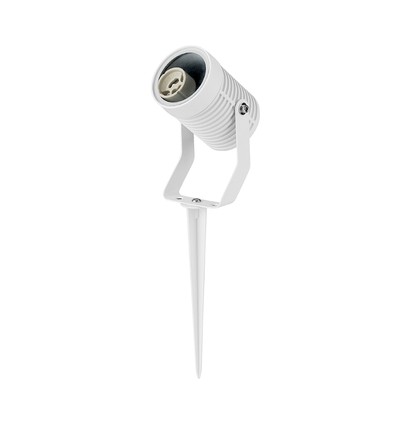 GU10 havespot med spyd - Hvid, aluminium, IP65, uden lyskilde