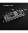 60W / 24V DC Slim strømforsyning til LED strips - 2.5A, IP20 indendørs