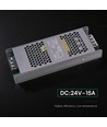 360W / 24V DC Slim strømforsyning til LED strips - 15A, IP20 indendørs