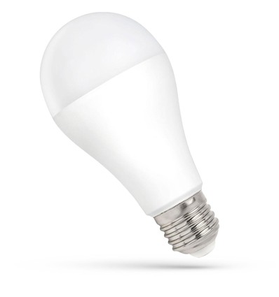 E27 15W LED pære - A60, 270° spredning