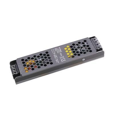 120W / 12V DC strømforsyning til LED strips - 10A, IP20, Slim design