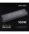 100W / 12V DC strømforsyning - 8.3A, IP67 vandtæt