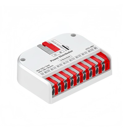 LED strip fordeler - Hub med 9 udgange, 25A