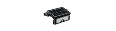 7W LED solcelle projektør med sensor - 3.7V, PIR sensor, sort hus, 3-i-1 CCT