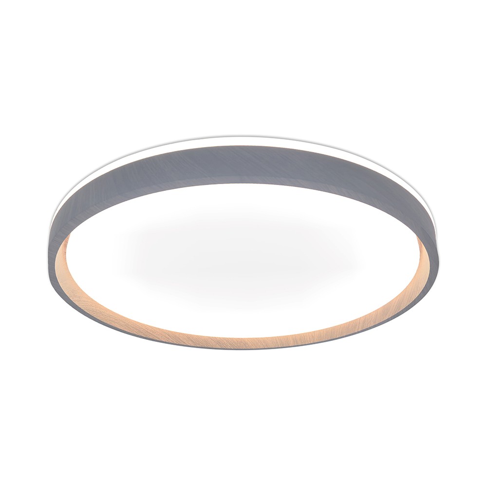 V-Tac 40W LED loftslampe med fjernbetjening - 3-i-1 CCT, dæmpbar, træ finish, Designer Domelight - Kulør : 3-i-1