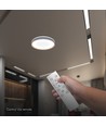 V-Tac 40W LED loftslampe med fjernbetjening - 3-i-1 CCT, dæmpbar, træ finish, Designer Domelight