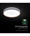 V-Tac 60W Designer loftlampe med fjernbetjening - 3-i-1 CCT, dæmpbar, træ finish