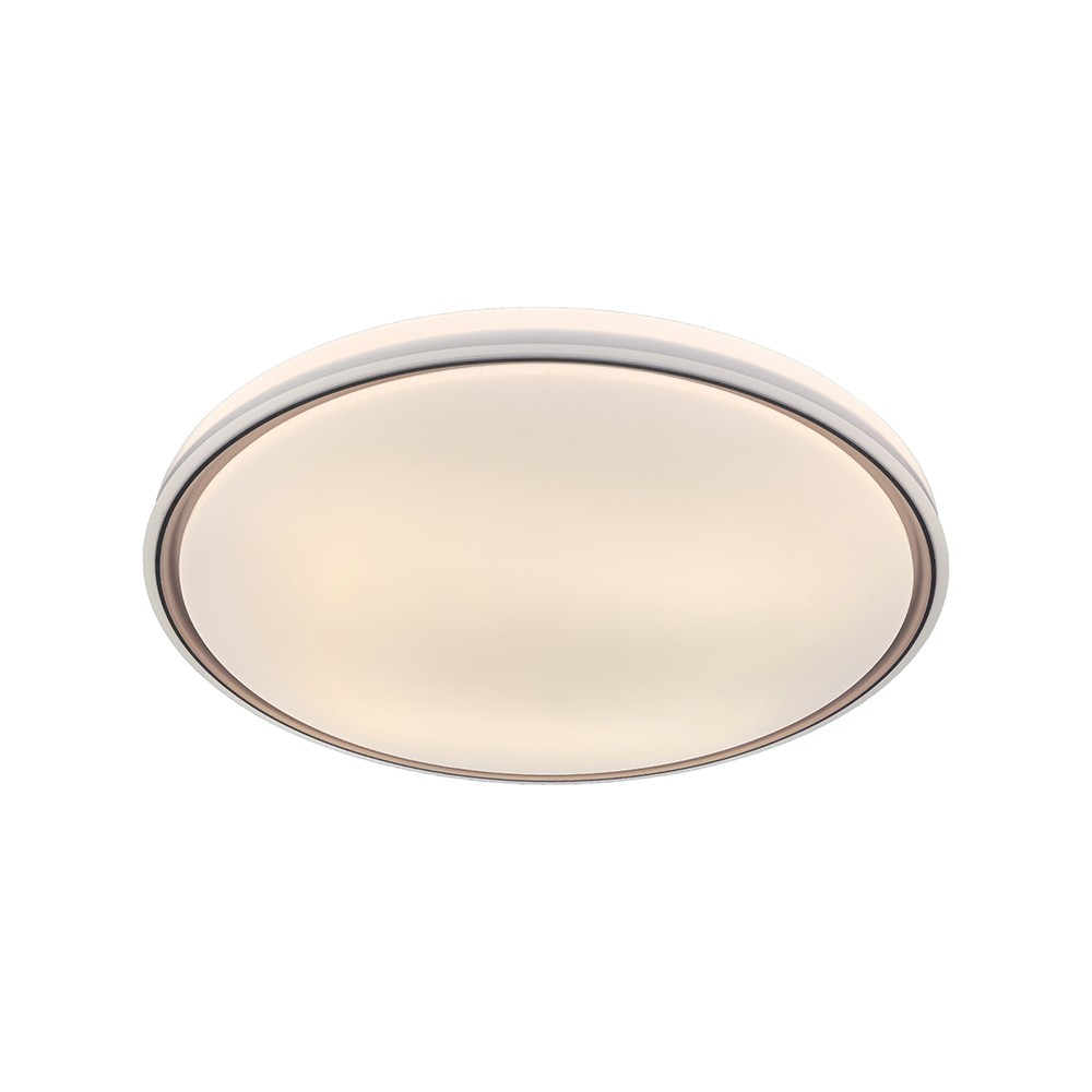 V-Tac 30W/60W/30W Designer loftlampe med fjernbetjening - 3-i-1, dæmpbar, brun ring, inkl. lyskilde - Kulør : 3-i-1