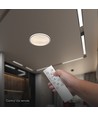 V-Tac 30W/60W/30W Designer loftlampe med fjernbetjening - 3-i-1, dæmpbar, brun ring, inkl. lyskilde