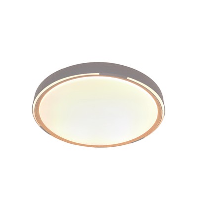 V-Tac 30W/60W/30W LED loftlampe med fjernbetjening - 3-i-1 CCT, dæmpbar, træ-finish, designerlampe