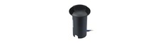 V-Tac 1W LED nedgravningsspot - IP67, sort hus, 6400K