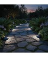 V-Tac 1W LED nedgravningsspot - IP67, sort hus, 6400K
