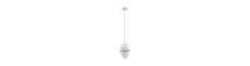 V-Tac 9W LED pendel - 3000K, hvid hus