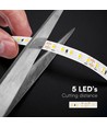 V-Tac 20m 8W/m Ultra Long LED strip - 24V, IP20, 3000K, 120 LED pr. meter