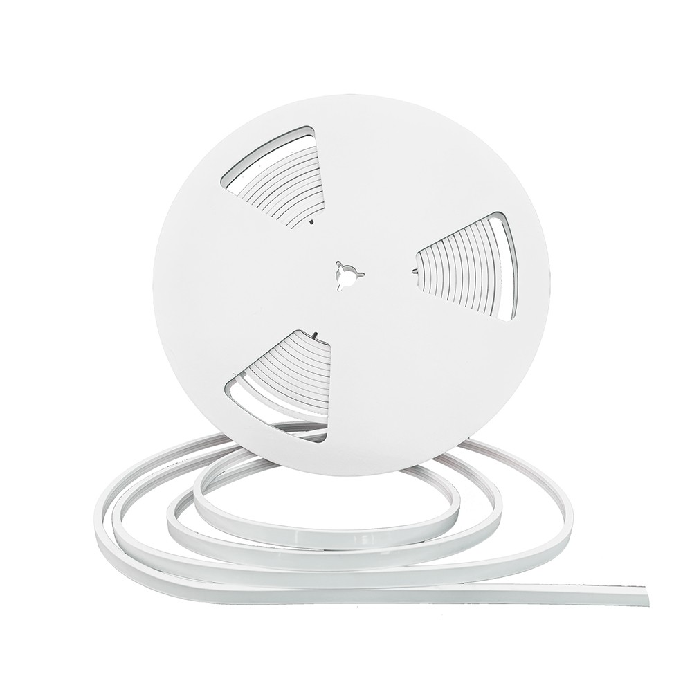 V-Tac 10m 9W/m Neon Flex LED - 24V, IP65, 6500K, kold hvid - Kulør : Kold