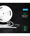 V-Tac 10m 9W/m Neon Flex LED - 24V, IP65, 6500K, kold hvid