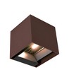 V-Tac 9W Solara væglampe med sensor, CCT - IP65, PIR sensor, Corten hus, solcelle, 3 lyskulører