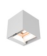 V-Tac 9W Solara væglampe med sensor - IP65, hvidt hus, 3-i-1 CCT, solcelle LED med PIR sensor