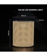 V-Tac 1,2W LED solcelle havelampe - IP65, 2800K, dæmpbar, varm hvid