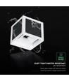 V-Tac 9W LED solcelle væglampe med sensor - CCT, IP65, hvidt hus, PIR sensor