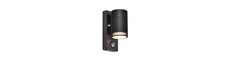 GU10 væglampe med PIR sensor - IP44 udendørs, uden lyskilde