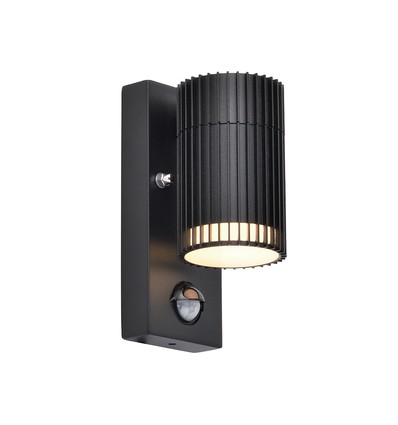 GU10 væglampe med PIR sensor - IP44 udendørs, uden lyskilde