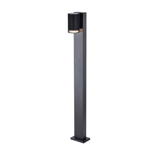 V-Tac GU10 havelampe, 80cm - IP44, sort, uden lyskilde, bedlampe