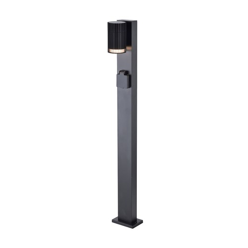 V-Tac 80cm GU10 havelampe bedlampe - IP44, sort, uden lyskilde