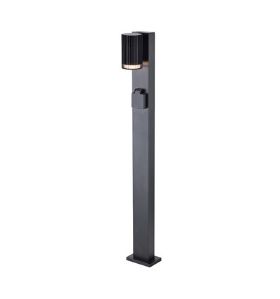 V-Tac 80cm GU10 havelampe bedlampe - IP44, sort, uden lyskilde