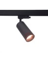 10W 3-faset RA97 skinnespot - Dæmpbar, 110lm/W, sort