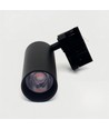 10W 3-faset RA97 skinnespot - Dæmpbar, 110lm/W, sort