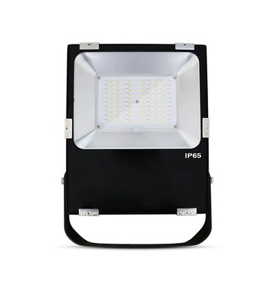 Outlet: 50W LED projektør - IP65, sort, 4000K