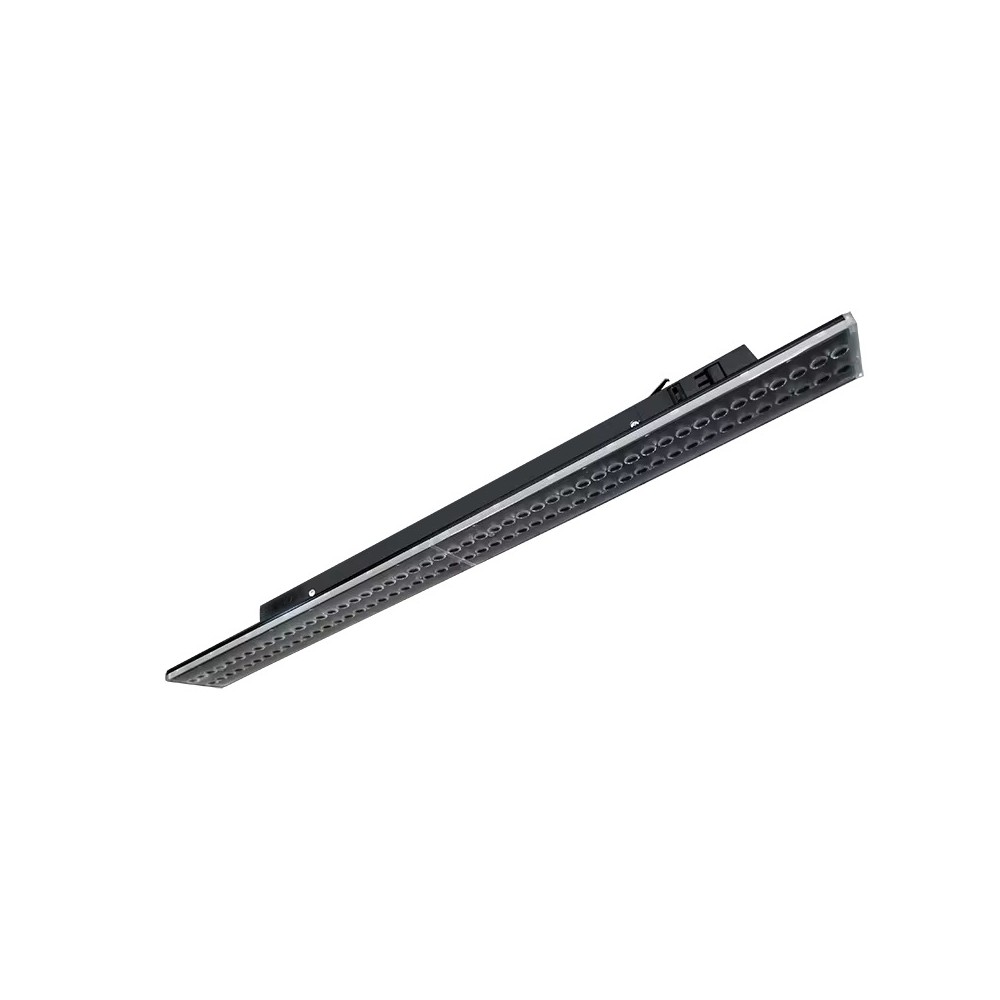 Outlet: 50W 3-faset LED lysskinne - 136 lm/W, Justerbar watt, Sort - Dæmpbar : Ikke dæmpbar, Kulør : Varm