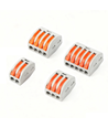 Samlemuffer sæt 46 stk. - 0,32-2,5 mm² til 2/3/4/5 ledninger