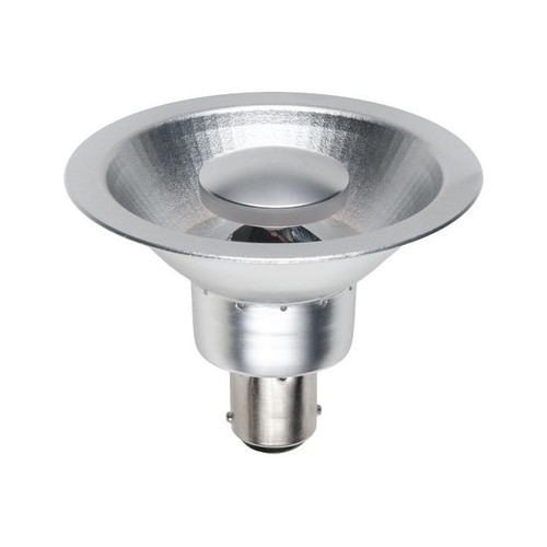 BA15d AR70 9W dæmpbar LED pære, 12V - 510lm, 35 grader, grå kabinet