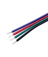20m 1,2mm² RGB kabel - 4-ledet (16AWG), 12V-24V til LED strip
