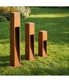 Corten havelampe - 70 cm, 12W, IP65 udendørs, inkl. lyskilde