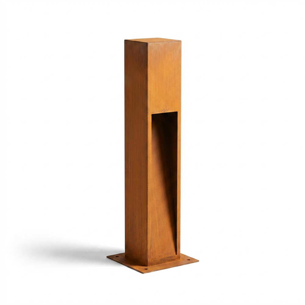 Corten havelampe - 70 cm, 12W, IP65 udendørs, inkl. lyskilde - Kulør : Varm