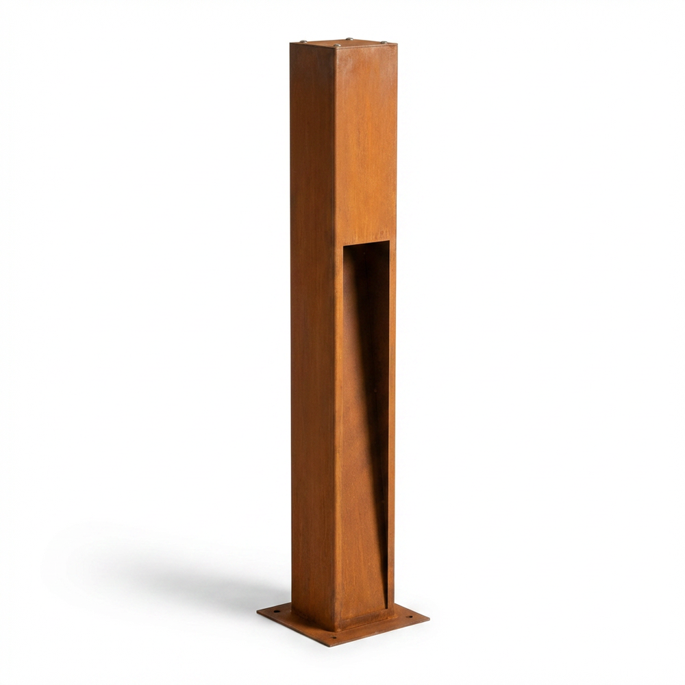 Corten havelampe - 100 cm, 12W, IP65 udendørs, inkl. lyskilde - Kulør : Varm
