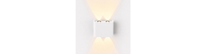 4W Luna op/ned væglampe - IP54 udendørs, CCT, 3 lyskulører, hvid, inkl. LED
